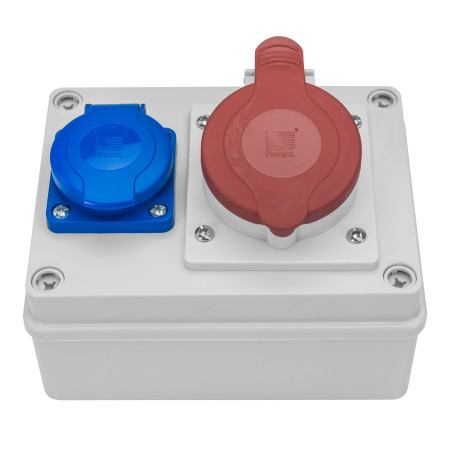 Rozdzielnica R-BOX 150, 1x16A/5p, 1x250V