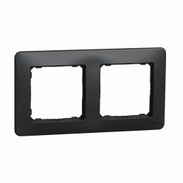 Ramka 2-krotna czarny antracyt Sedna D&E SDD314802