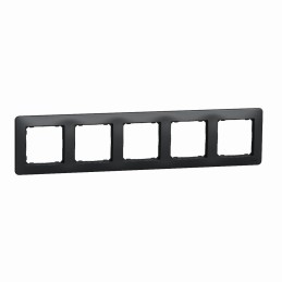 Ramka 5-krotna czarny antracyt Sedna Design SDD314805