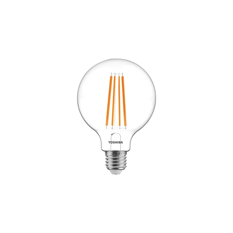 Żarówka TOSHIBA LED FILAMENT Dekoracyjna G95 E27 7W = 60W 2700K Glob