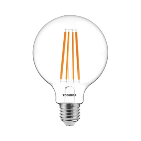 Żarówka TOSHIBA LED FILAMENT Dekoracyjna G95 E27 7W = 60W 2700K Glob