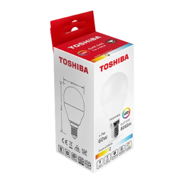 TOSHIBA LED N_STD G45 E14 7W = 60W 4000K Kulka