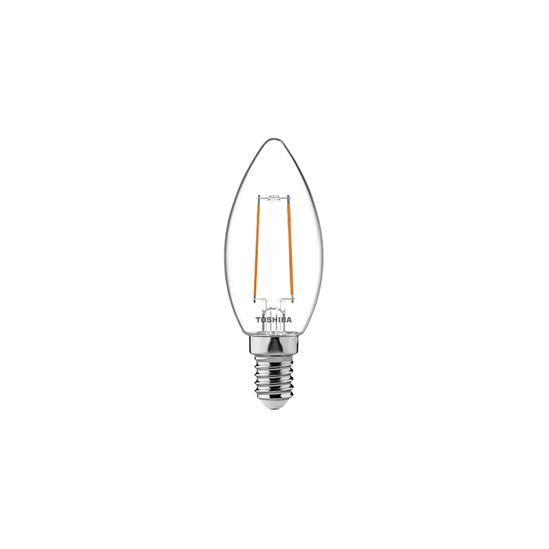 TOSHIBA LED FILAMENT Dekoracyjna C35 E14 2.5W = 25W 2700K świeczka
