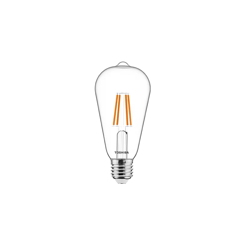 Żarówka TOSHIBA LED FILAMENT Dekoracyjna ST64 E27 4.5W = 40W 2700K Edison