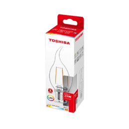 TOSHIBA LED FILAMENT Dekoracyjna CF35 E14 2.5W = 25W 2700K świeczka-płomień