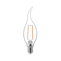 TOSHIBA LED FILAMENT Dekoracyjna CF35 E14 2.5W = 25W 2700K świeczka-płomień