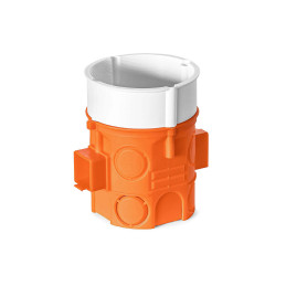 Puszka podtynkowa S60DFw 60mm głęboka z wkrętami pomarańczowa  SIMET 33069008