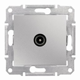 Sedna, gniazdo TV końcowe, 1dB, aluminium
