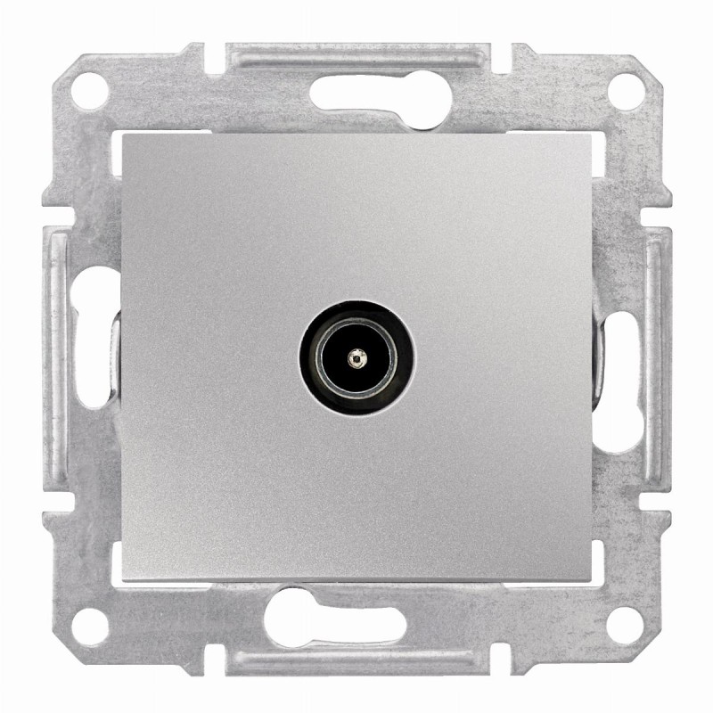 Sedna, gniazdo TV końcowe, 1dB, aluminium