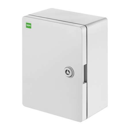 INDUSTRIAL szafka SR4 210x280x130 rozdzielcza z płytą metalową IP 65 - kolor szary
