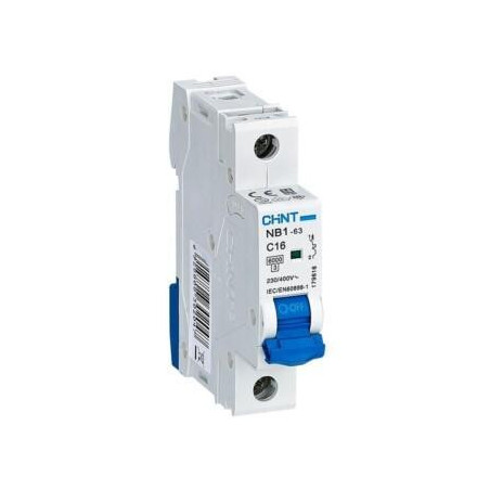 Wyłącznik nadmiarowo-prądowy 6kA NB1-63 C16 1P 971339
