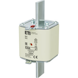 Wkładka topikowa NH3 gG 630A/500V 004186233
