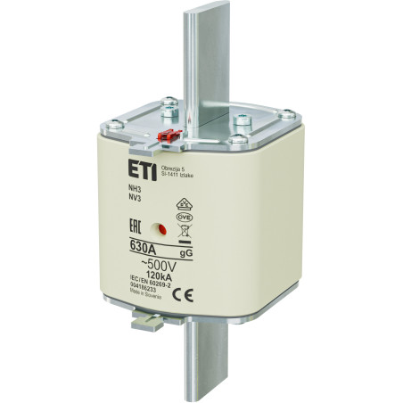 Wkładka topikowa NH3 gG 630A/500V 004186233