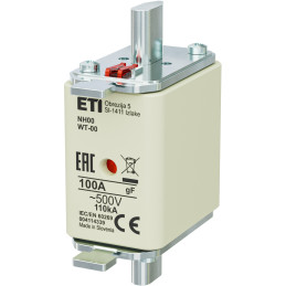 NH00/WT-00 gF 100A/500V Wkładka topikowa NH szybka KOMBI 004114339