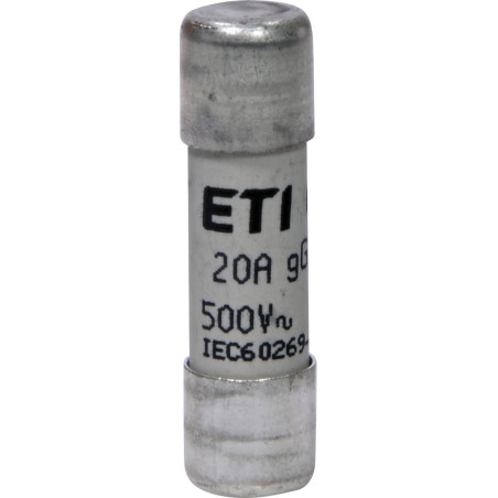 CH10x38 gG 20A/500V Wkładka topikowa cylindryczna