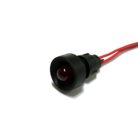 Klp 10R/230V Kontrolka diodowa, klosz 10 mm, 230V (czerwona)