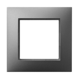 Ramka pojedyncza szary mat ARIA R-1U/70