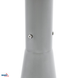 SŁUP OŚWIETLENIOWY SKŁADANY 3M 160X160MM FI60MM SZARY BEMKO