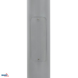 SŁUP OŚWIETLENIOWY SKŁADANY 3M 160X160MM FI60MM SZARY BEMKO