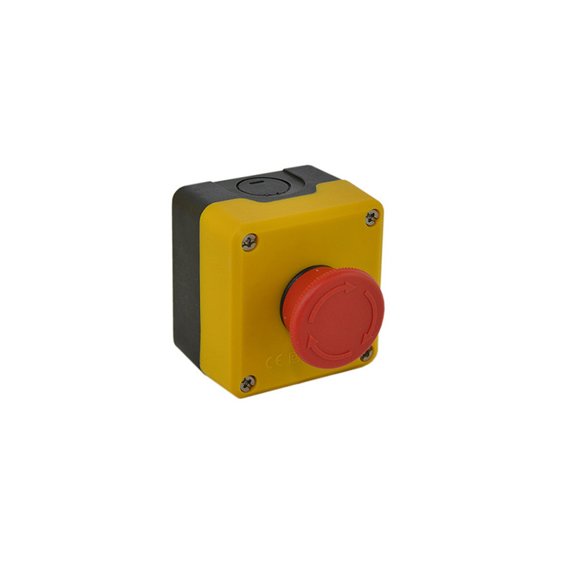 Kaseta czarno-żółta, stop bezpieczeństwa, ryglowany 40 mm (1NC)