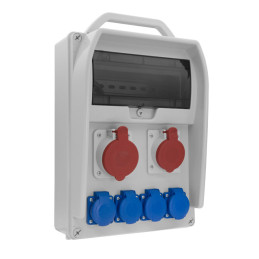 Rozdzielnica R-BOX LUX 382R (IP 44) szyb. dymn., 11S 1x16/5,1x32/5,4x250V