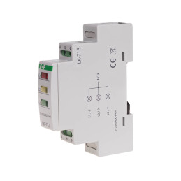 Lampka sygnalizacyjna 3xLED czerwona/żółta/zielona 3x230V+N LK-713K