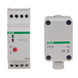 Automat zmierzchowy 230V AZ-B PLUS z zewnętrzną sondą hermetyczną AZ-PLUS