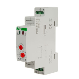 Przekaźnik czasowy rewersyjny styki: 1NO/NC 230V 16A PCR-513-16