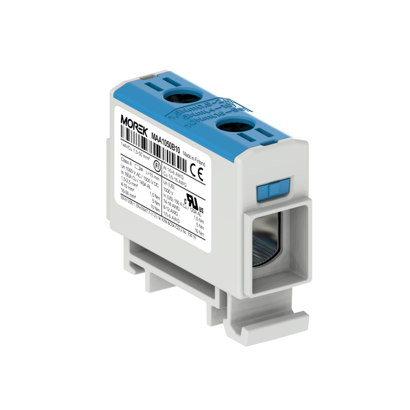 Zacisk uniwersalny OTL50 niebieski 1xAl/Cu 1,5-50mm² 1500V MAA1050B10
