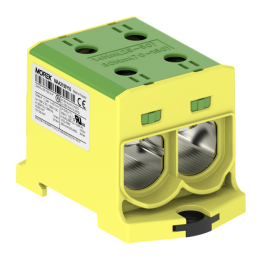 Zacisk uniwersalny OTL150-2 żółto-zielony 2xAl/Cu 25-150mm² 1500V MAA2150Y10