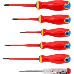 Wkrętaki elektrotechniczne 6 elem. STAL S2 1000V STALCO S-12280