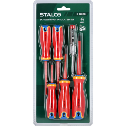 Wkrętaki elektrotechniczne 6 elem. STAL S2 1000V STALCO S-12280