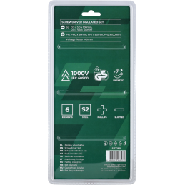 Wkrętaki elektrotechniczne 6 elem. STAL S2 1000V STALCO S-12280