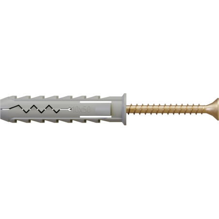 Kołek rozporowy z wkrętem (PZ2) .8/4.0x.45 (100/1800) STALCO R0840045 100szt.