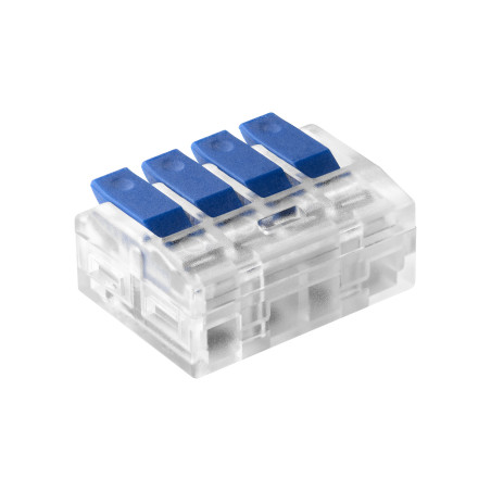 Złączka instalacyjna zaciskowa 4-przewodowa  na dowolny przewód 0,2-4mm2  IEC 450V/32A 50 szt.
