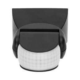 Czujnik ruchu 180st. IP65, 1200W, czarny