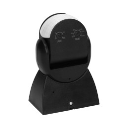 Czujnik ruchu 180st. IP65, 1200W, czarny