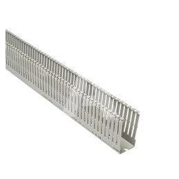 Korytko kablowe cienkogrzebieniowe 40x80 szare T1-EF B01127 2m.