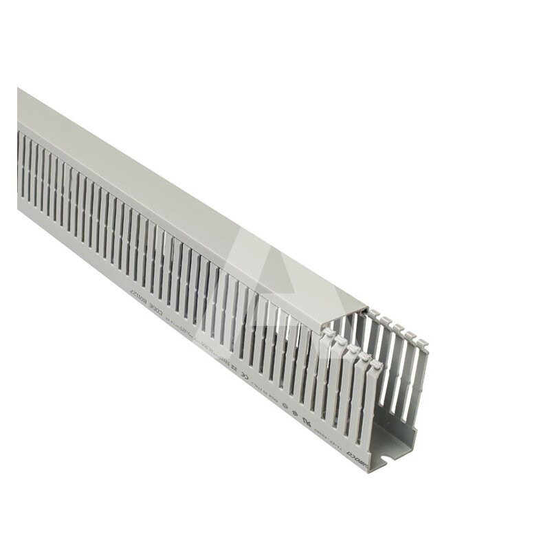 Korytko kablowe cienkogrzebieniowe 40x80 szare T1-EF B01127 2m.