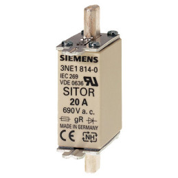 Wkładka topikowa NH000 20A 690V gS 100kA SITOR 3NE1814-0