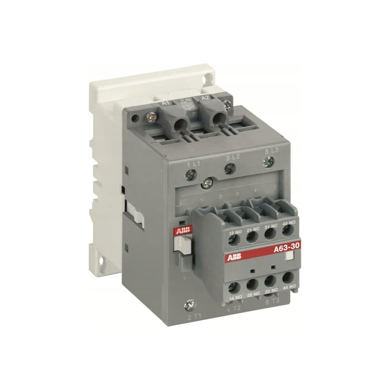 Stycznik magnetyczny ABB A63-30-22-34 3P 65A 30kW 230/240V AC 2NO+2NC