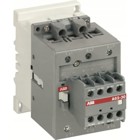 Stycznik magnetyczny ABB A63-30-22-34 3P 65A 30kW 230/240V AC 2NO+2NC