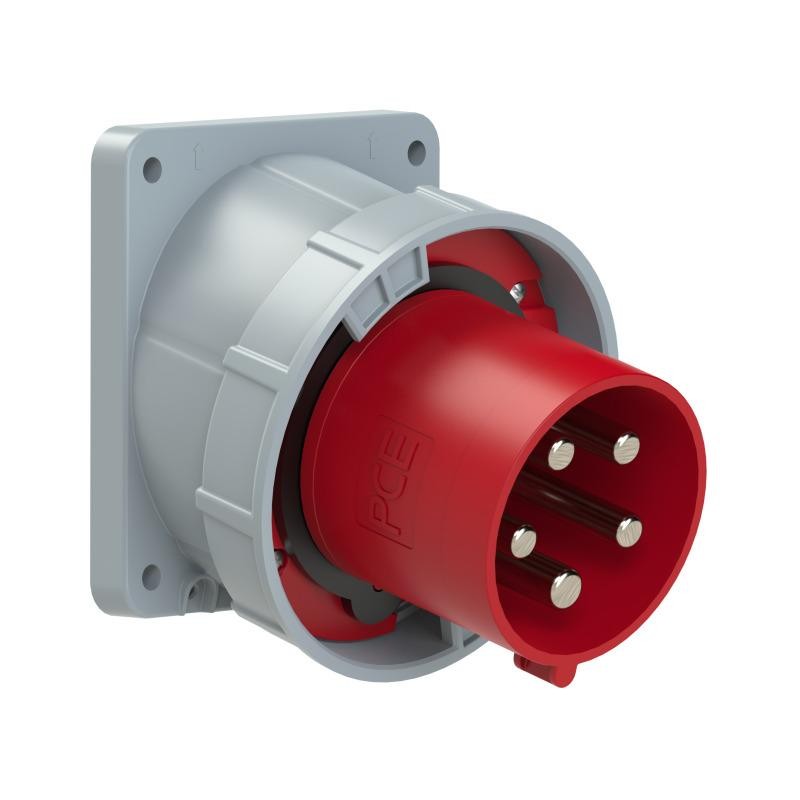 Wtyczka tablicowa skośna POWER TWIST 125A 3P+Z+N 400V 50/60Hz 6h IP66/67 (kołnierz 120X130  rozstaw śrub 100X108)