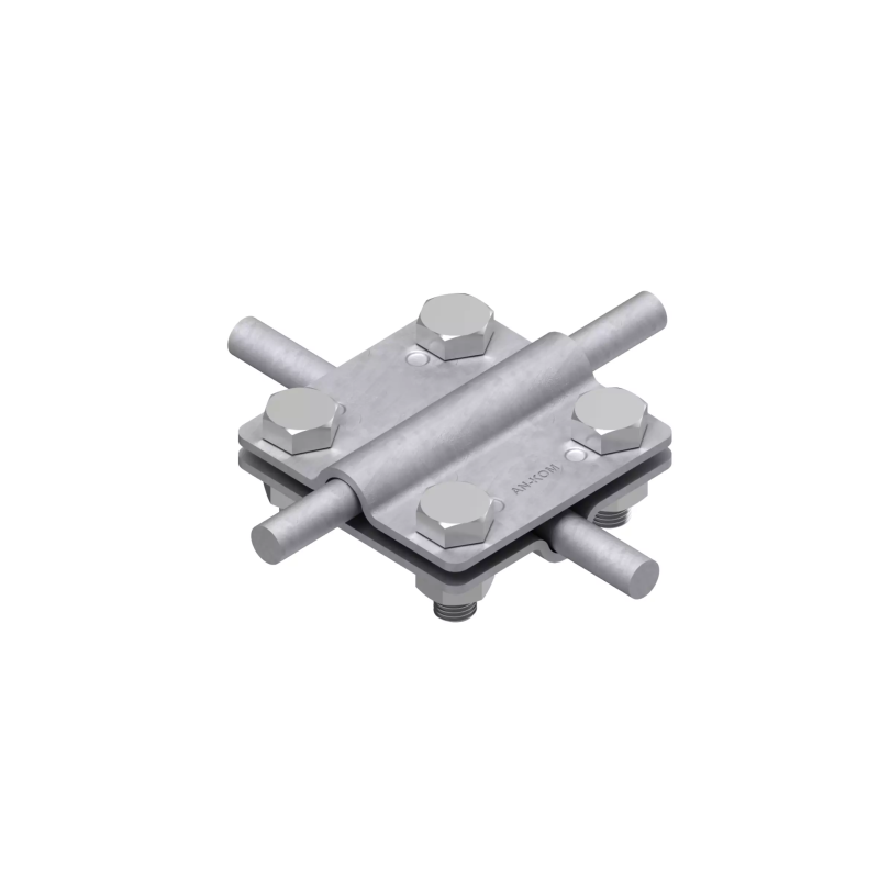Złącze krzyżowe 4xM8 B 30mm 2 płytki AN-04/OG/ A191060