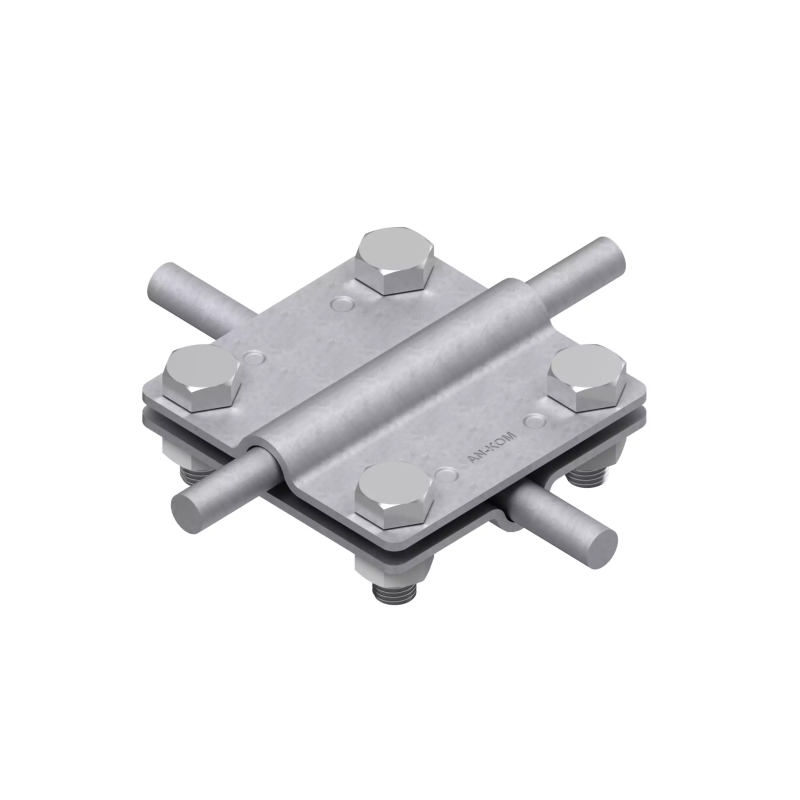 Złącze krzyżowe 2-płytkowe 4xM8x20 B=40mm AN-03/OG/ A191036