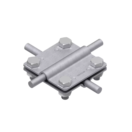 Złącze krzyżowe 2-płytkowe 4xM8x20 B=40mm AN-03/OG/ A191036