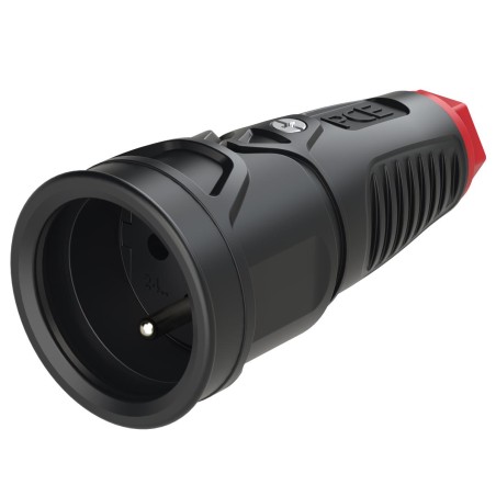 Gniazdo przenośne gumowe 16A 2P+Z 230V IP20 TAURUS2 2410‑srw_b