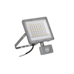 Naświetlacz LED ACETE 30W CCT SE GR z czujnikiem ruchu PIR 3000/4000/6500K IP44 szary 38497