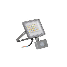 Naświetlacz LED ACETE 20W CCT SE GR 3000/4000/6500K z czujnikiem ruchu PIR, IP44 szary 38496