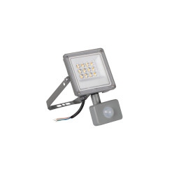 Naświetlacz LED ACETE 10W CCT SE GR z czujnikiem ruchu PIR 3000/4000/6500K szary IP44 38495